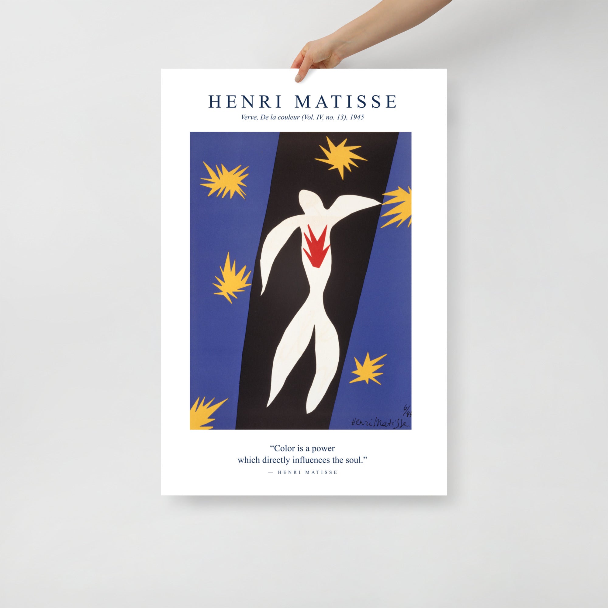 Henri Matisse, Verve, De la couleur (Vol. IV, no. 13) (1945)