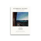 Harald Sohlberg — Summer Night (1899)  Museum-Inspired Art Print | Scandinavian Wall Art