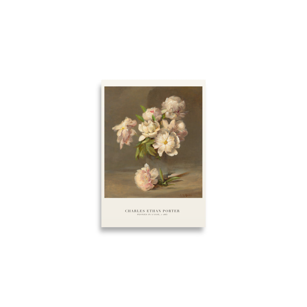 Charles Ethan Porter Peonies in a Vase Print (c. 1885)