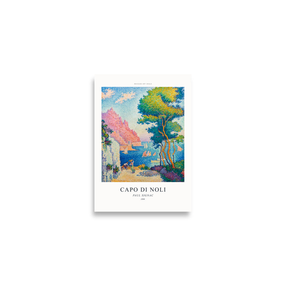 Paul Signac, Capo di Noli (1898) Art Print
