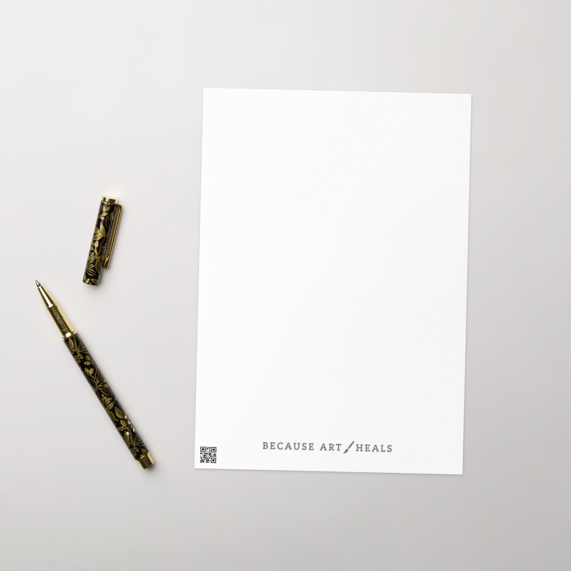 Gustav Klimt, ‘Birch Forest’ Condolence Card