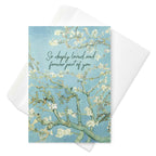 Van Gogh Almond Blossoms 1890 Condolence Card