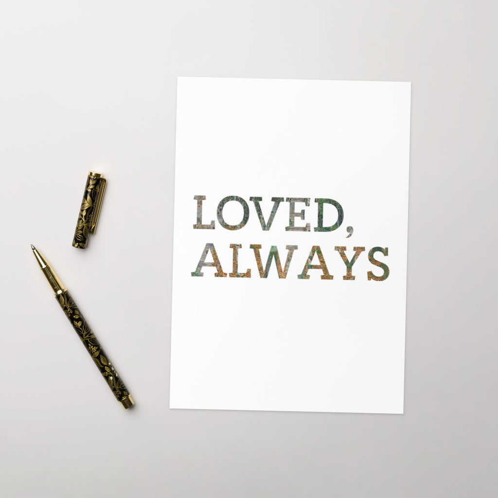 Gustav Klimt, ‘Birch Forest’ Condolence Card