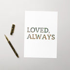Gustav Klimt, ‘Birch Forest’ Condolence Card
