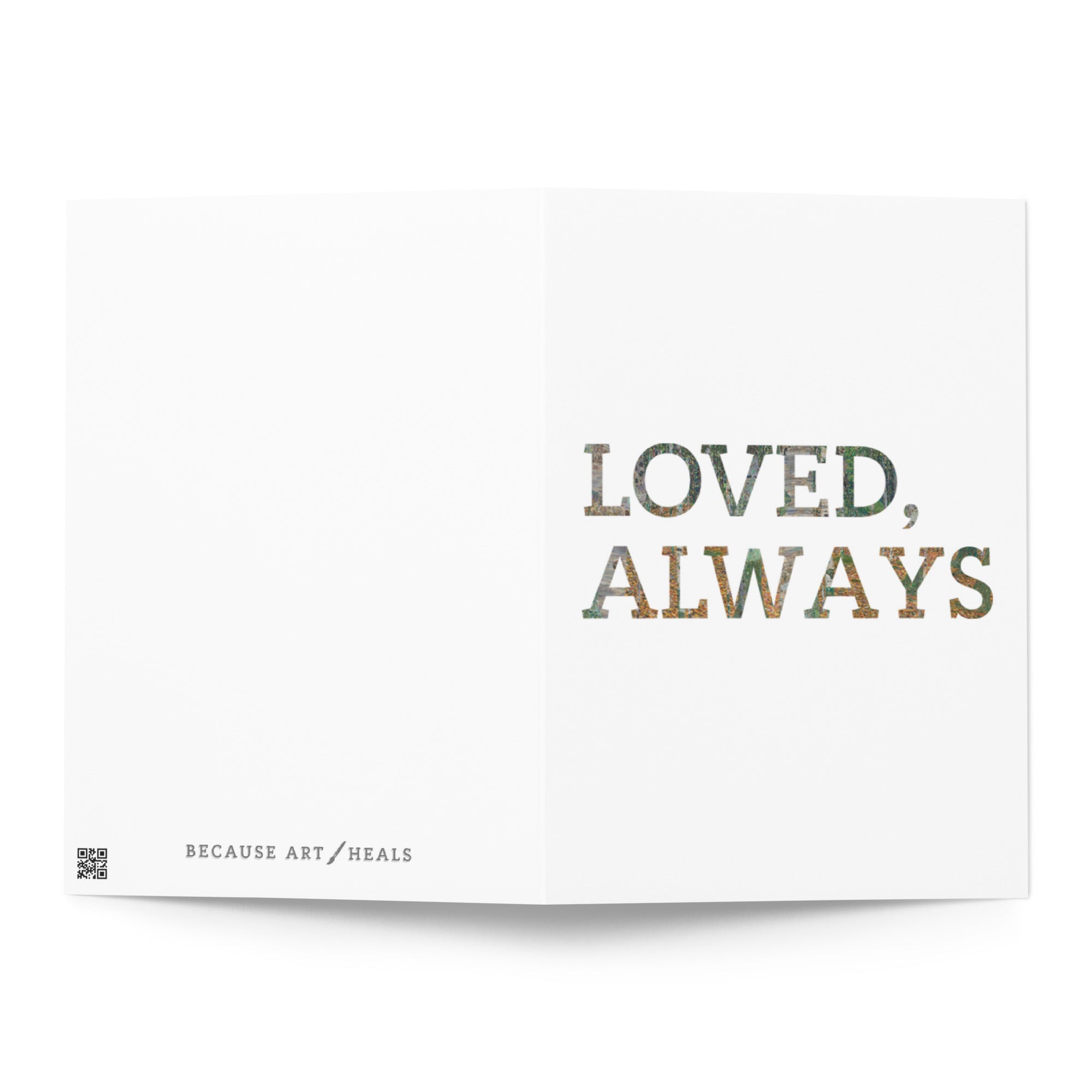 Gustav Klimt, ‘Birch Forest’ Condolence Card