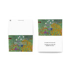 Klimt Flower Garden (1907) Condolence Card, Grief is the Echo of Love