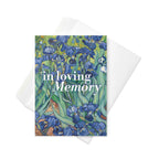 Vincent van Gogh, Irises (1889); In Loving Memory Condolence Card