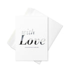 Georgia O'Keeffe, Morning Glory with Black; With Love Condolence Card