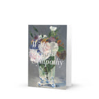 Édouard Manet, Flowers in a Crystal Vase (1882); With Deepest Sympathy Condolence Card
