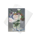 Édouard Manet, Flowers in a Crystal Vase (1882); With Deepest Sympathy Condolence Card