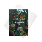 Henri Rousseau, The Dream (1910); Celebrating a Beautiful Life Condolence Card