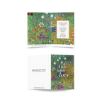 Gustav Klimt, Flower Garden (1905-07); A Life Full of Love Condolence Card