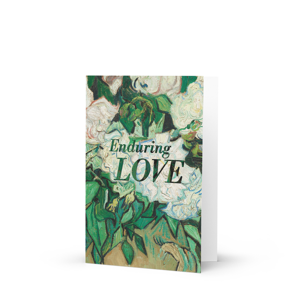 Enduring Love Memorial Card : Van Gogh Roses