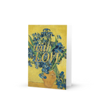 With Love Memorial Card, Van Gogh Irises