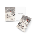 Remembering with Love Memorial Card Bullfinches by Liljefors