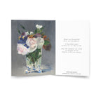 Édouard Manet, Flowers in a Crystal Vase (1882); With Deepest Sympathy Condolence Card