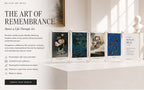 Personalized Framed Memorial: Van Gogh's Starry Night