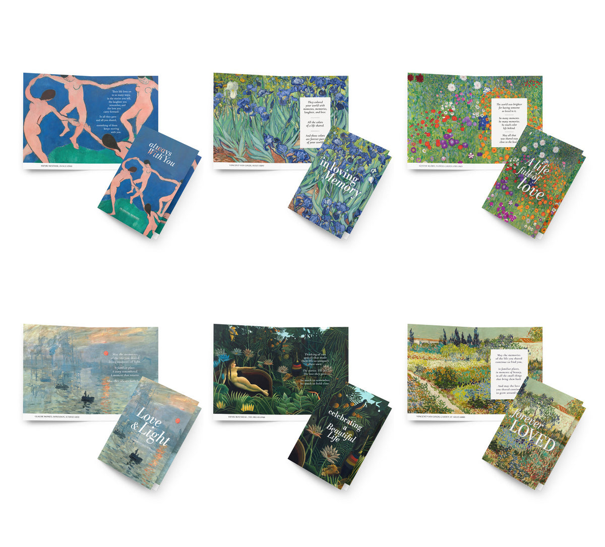 Art + Remembrance Condolence Cards | Set of 6