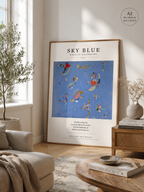 Wassily Kandinsky — Sky Blue (1940) Art Print | Because Art Heals Collection